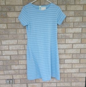 NWOT blue striped Sail to Sable dress size M